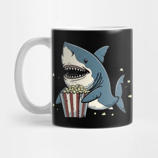 Funny Shark Watching Movie Mug
